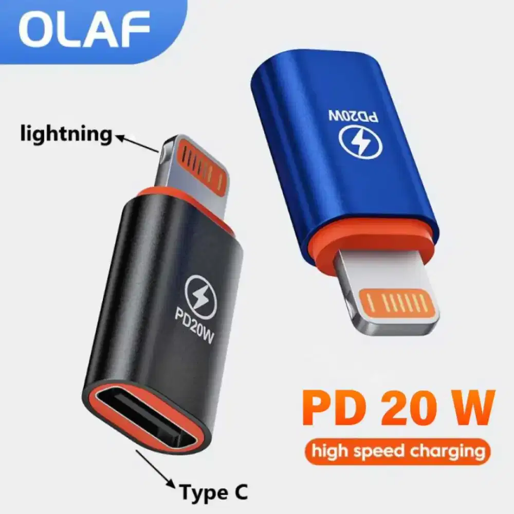 OLAF OTG USB Type C to Lightning PD 20W Fast Charging Converter