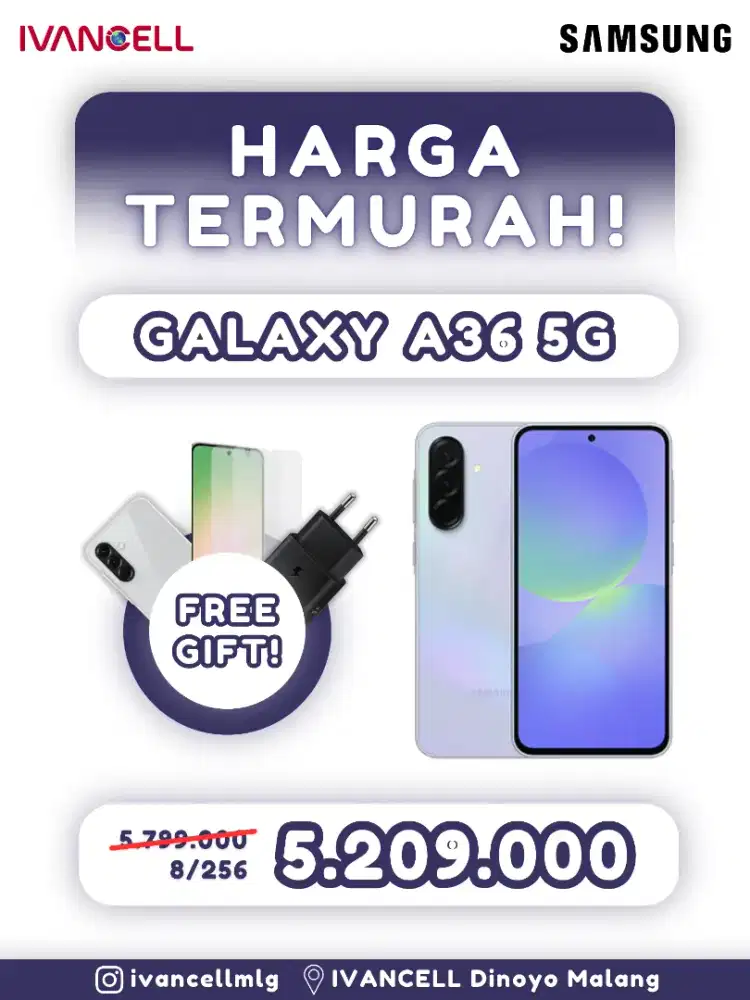 Harga Termurah!! Galaxy A36 5G Cicilan 0%