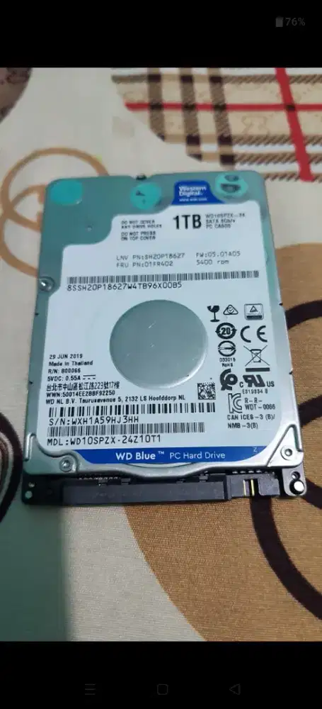 Hardisk internal western digital