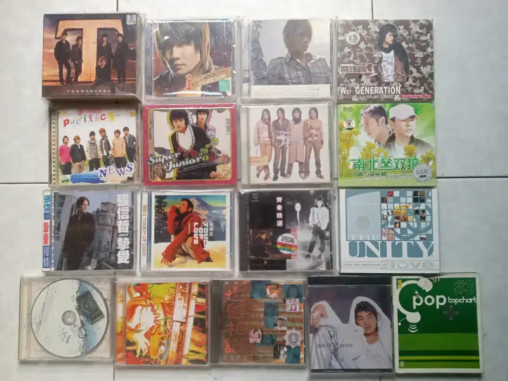 CD Audio / DVD / VCD Original : Lagu Mandarin / Jepang / dll