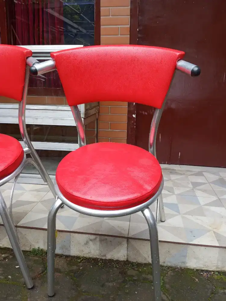 kursi kafe mantab alumunium