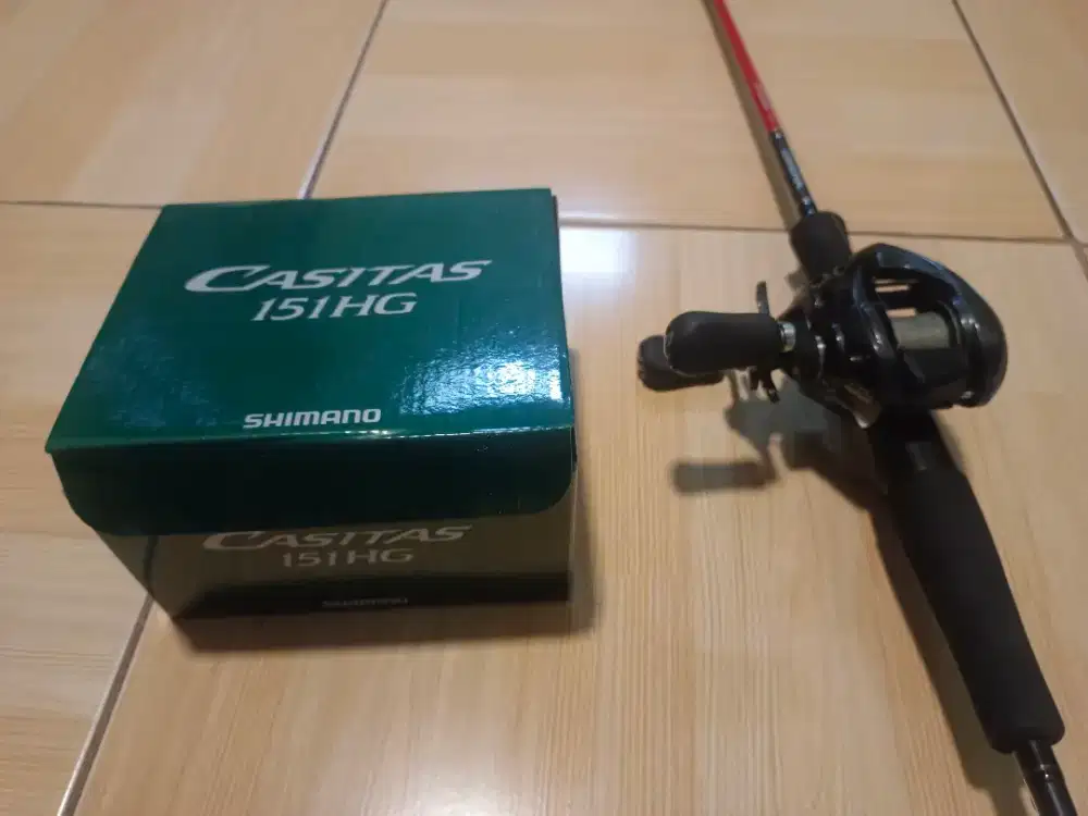 Reel BC shimano plus joran daiwa