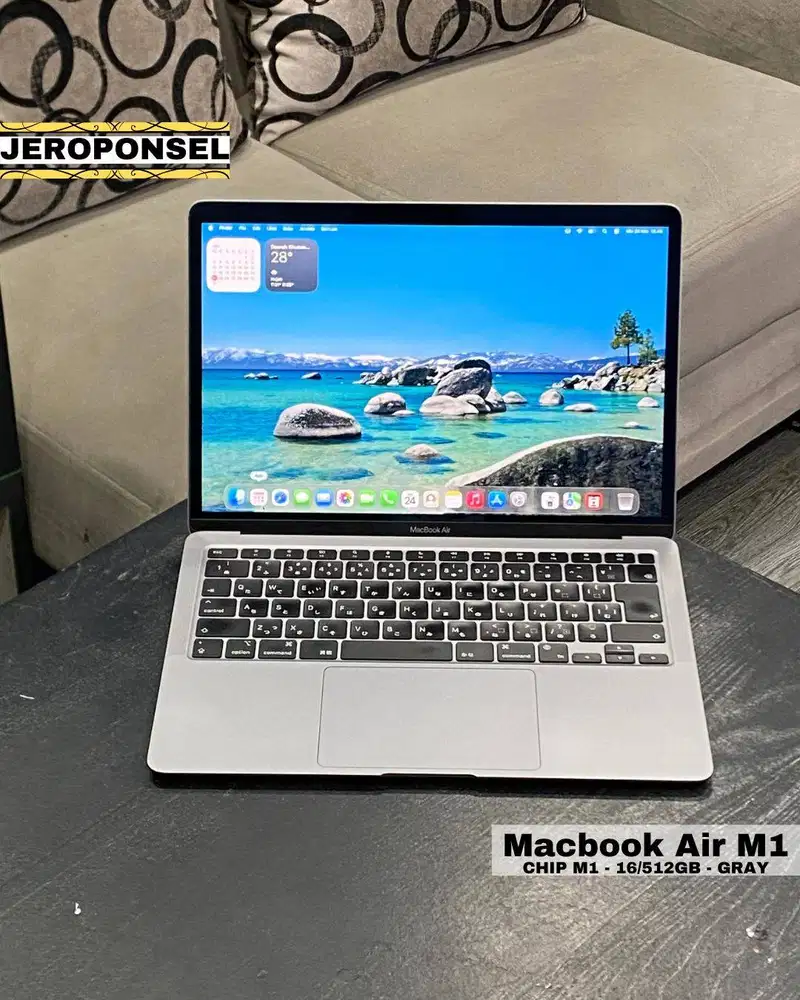 MACBOOK AIR M1 16/512GB GRAY LIKE A NEW BH 90% CC 274 ORIGINAL