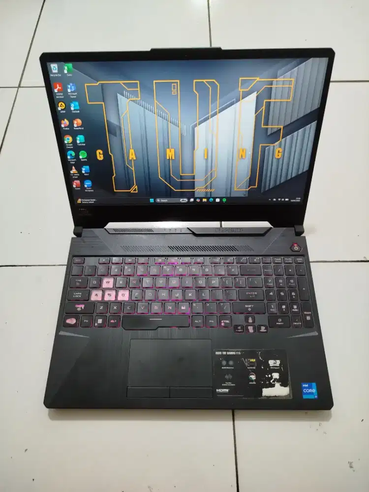 Asus Tuf Gaming F15 FX506HEB | i7 Gen 11th | RTX 3050 Ti | 16/512