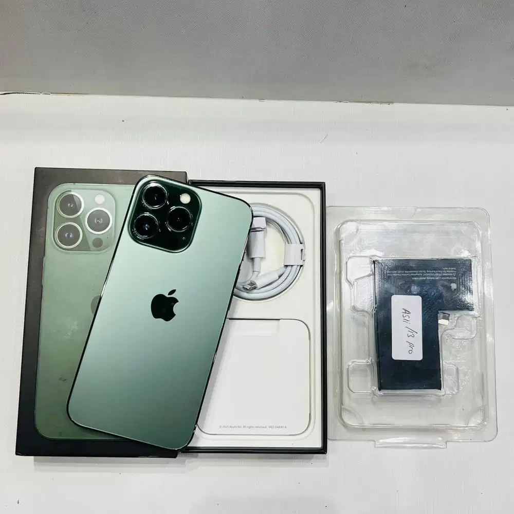 iphone 13 pro 256gb ibox fullset ori batre baru original apple
