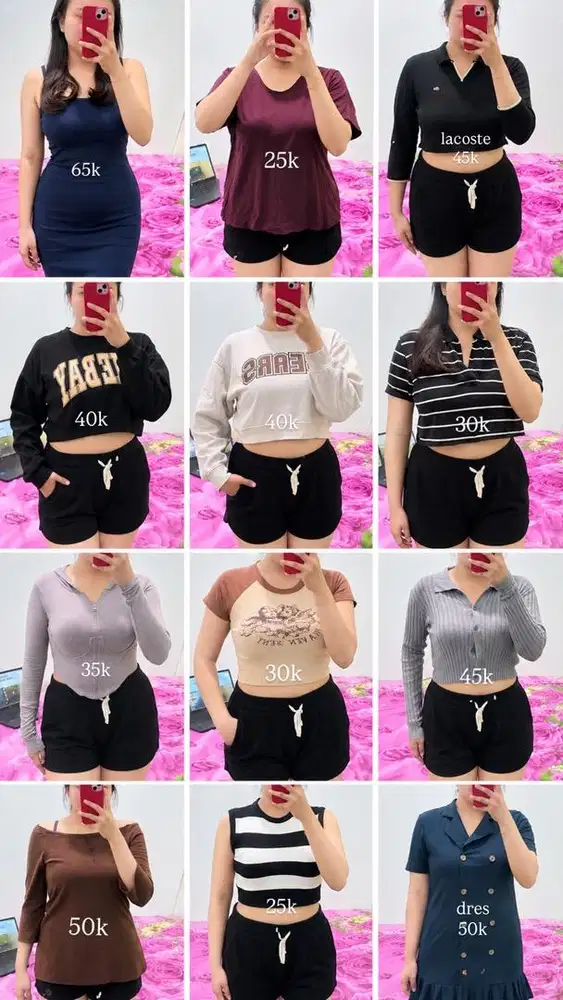 PRELOVE ATASAN DAN JEANS WANITA BRAND