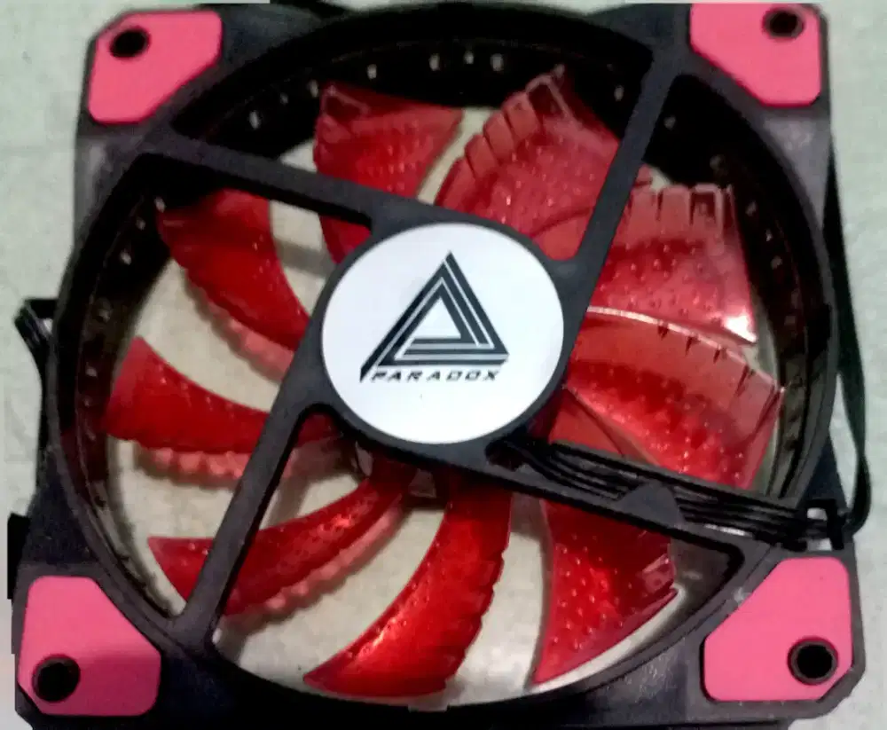 Paradox F12L33 Single Color Fan Case Warna Merah
