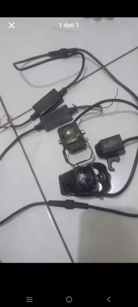 Lampu D2 laser bull aes rx 1 30wat dan on/off domino
