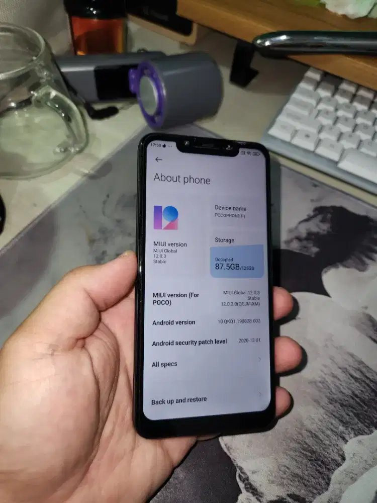 Pocophone f1 ram 6/128