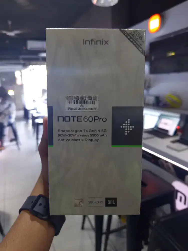 INFINIX NOTE 60 PRO 12/256 GB READY STOCK DI TOKO ATLANTIS JEMPONG