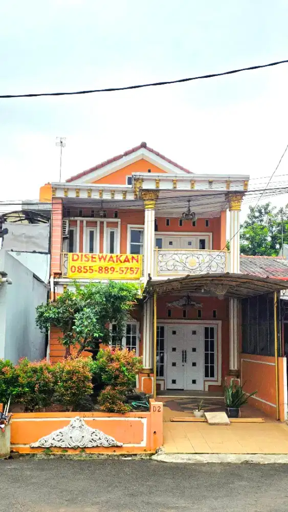 Disewakan Rumah Mustika Emerald Town House Mustikasari Bekasi.