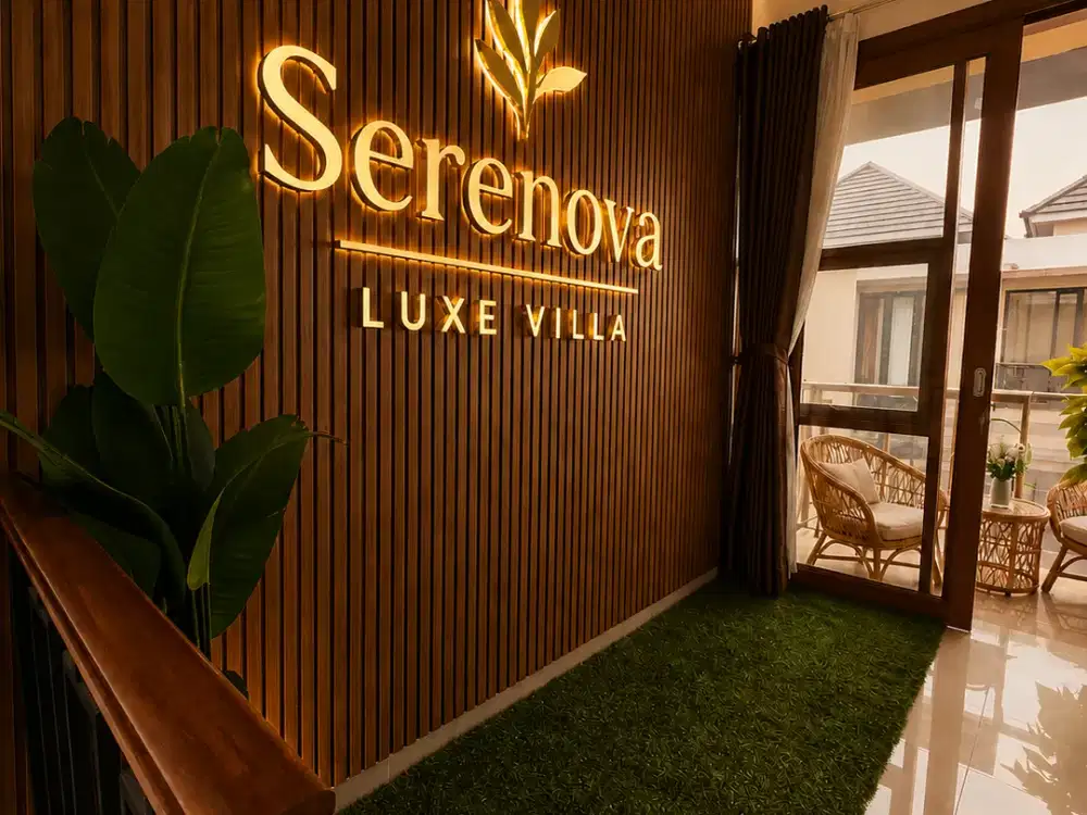kontrakan rumah / villa  mewah 2 lantai di cluster pandawa milik sendiri