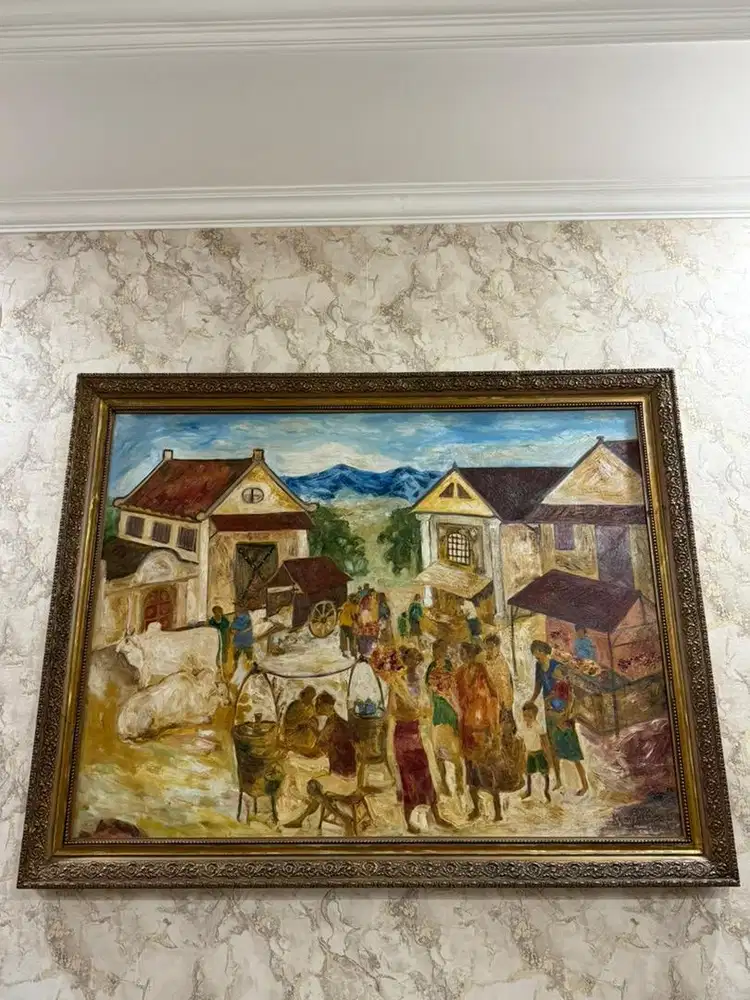 LUKISAN TRADISIONAL PASAR