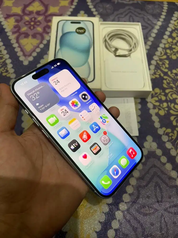 IPhone 15 128gb iBox Fullset No minus
