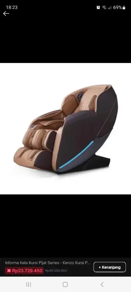 Kursi Pijat Kels Kenzo Brown
