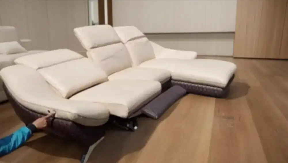 Sofa leather import electric reclining DaVinci headrest recline