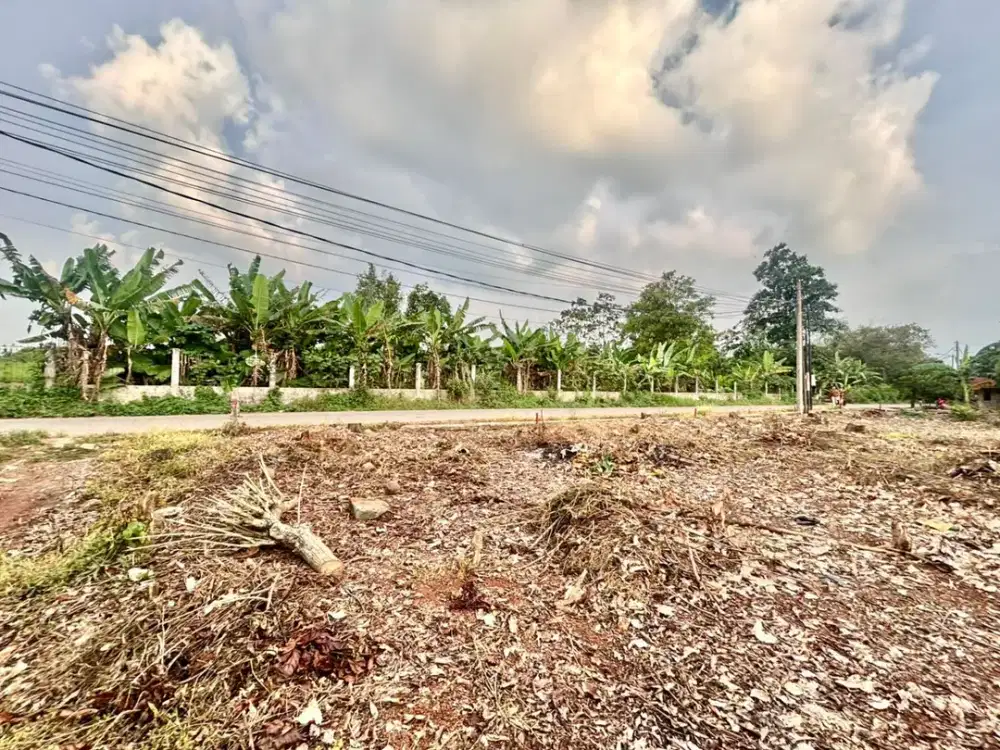 Tanah Kavling Cisauk Dekat Stasiun Jatake Baru, Bisa Cicil 12x Tanpa Bunga