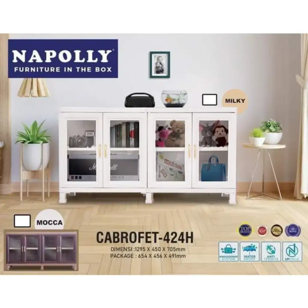 Rak TV Plastik Napolly Cabrofet Series Murah Jogja (Ars)