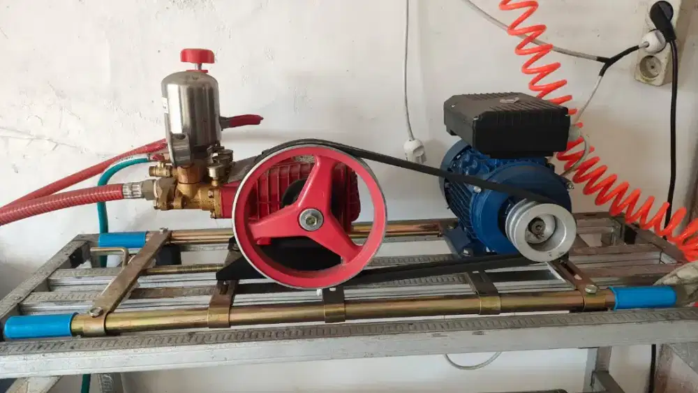 MESIN CUCI MOTOR SALJU + KOMPRESOR