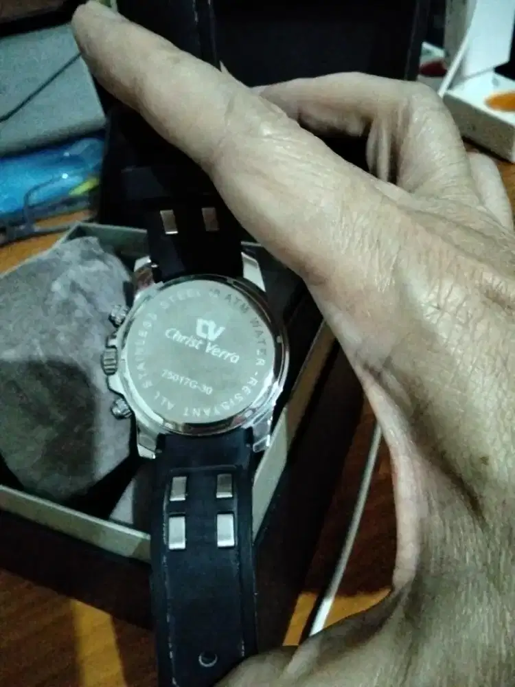 Jual cepat jam tangan pria ORI merk CHRIST VERR garansi toko