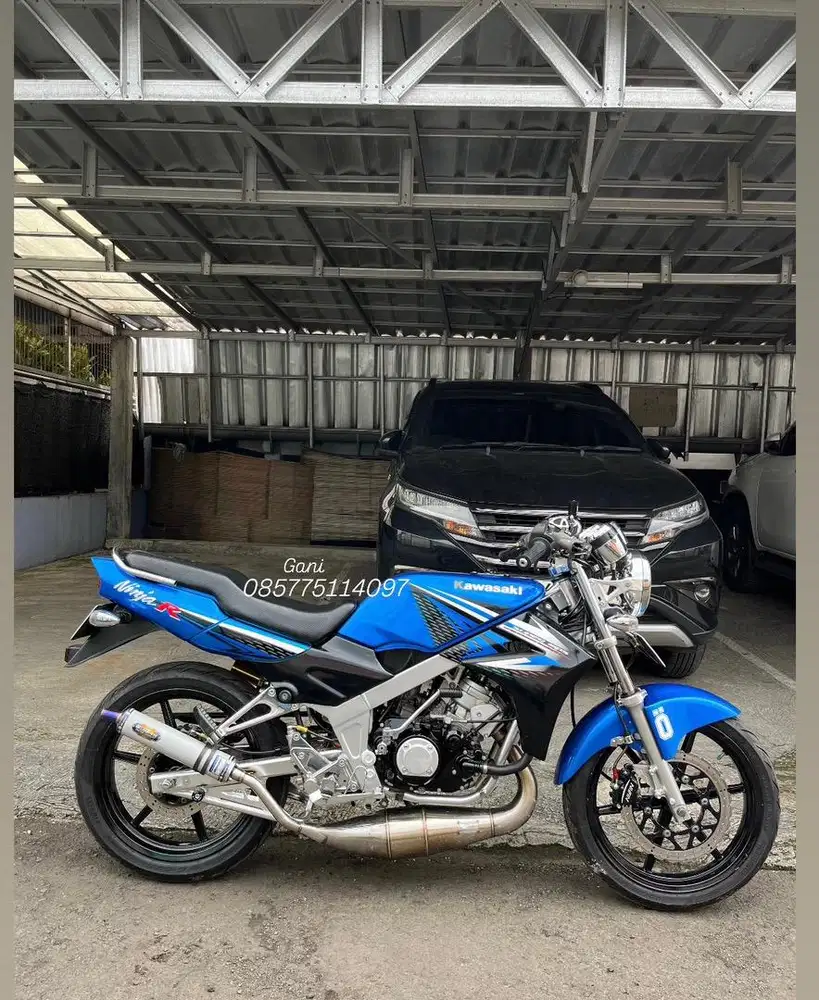 Ninja R convert aseli biru