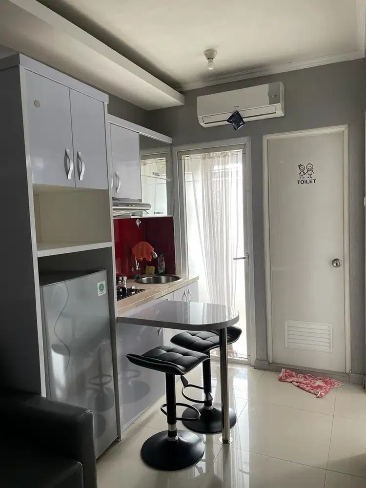 Dijual apartemen green pramuka tower faggio, lantai 3, cempaka putih