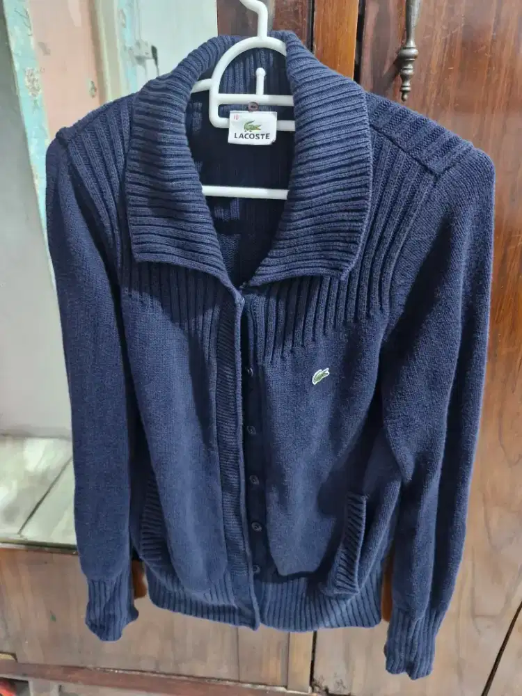 Cardigan Navy Lacoste