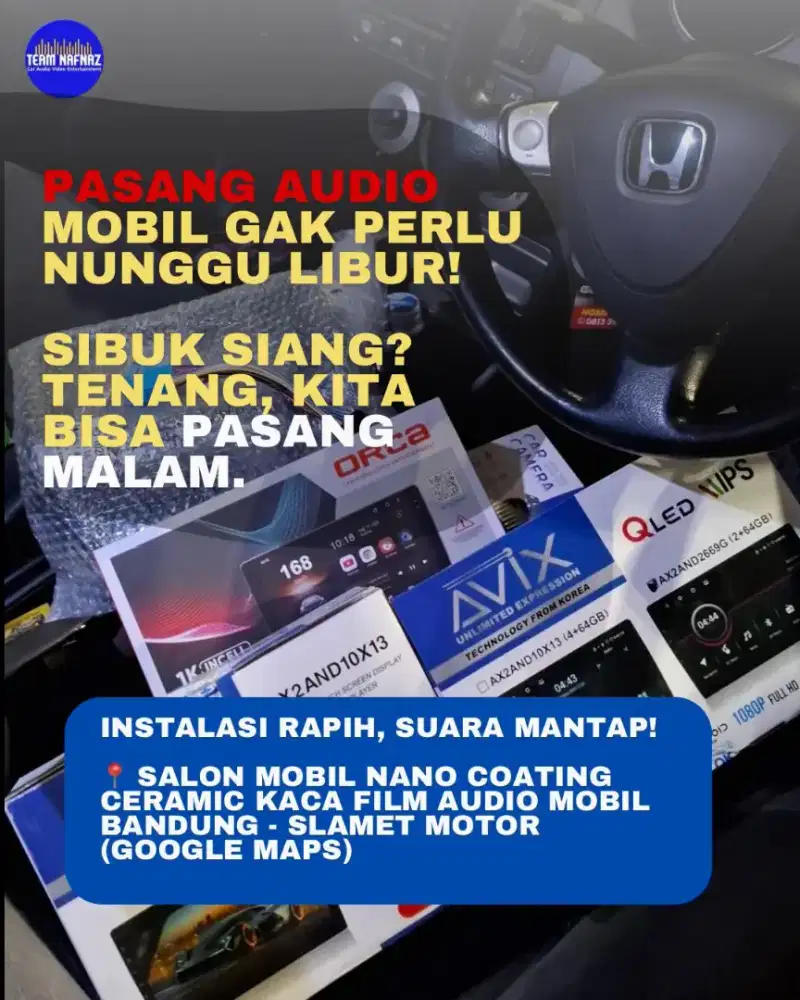 Jasa pasang audio mobil jasa pasang acesoris variasi mobol kaca film