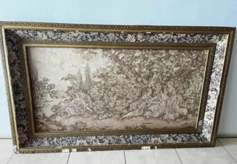 Lukisan lawas, bahan kain