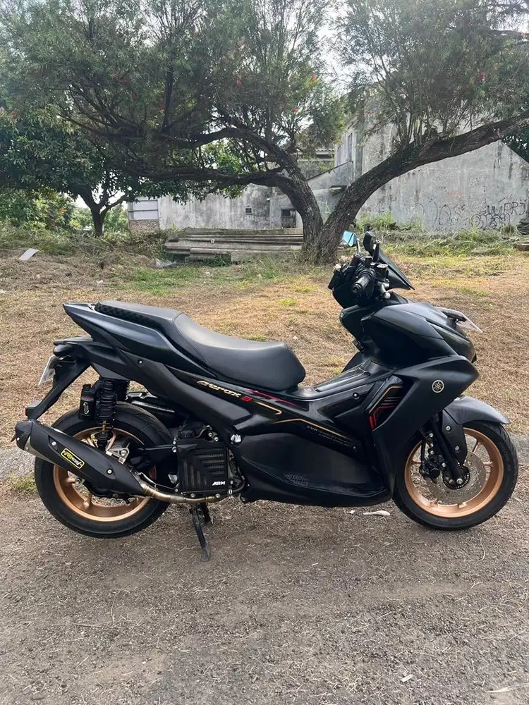YAMAHA AEROX ABS 155 CONNECTED ABS 2024 HITAM DOFF