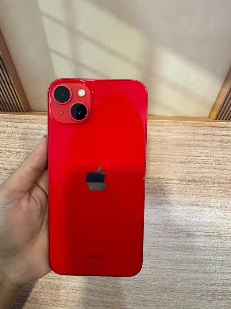 iPhone 14 Plus 128GB Red Ex iBox BH 83% lengkap ori