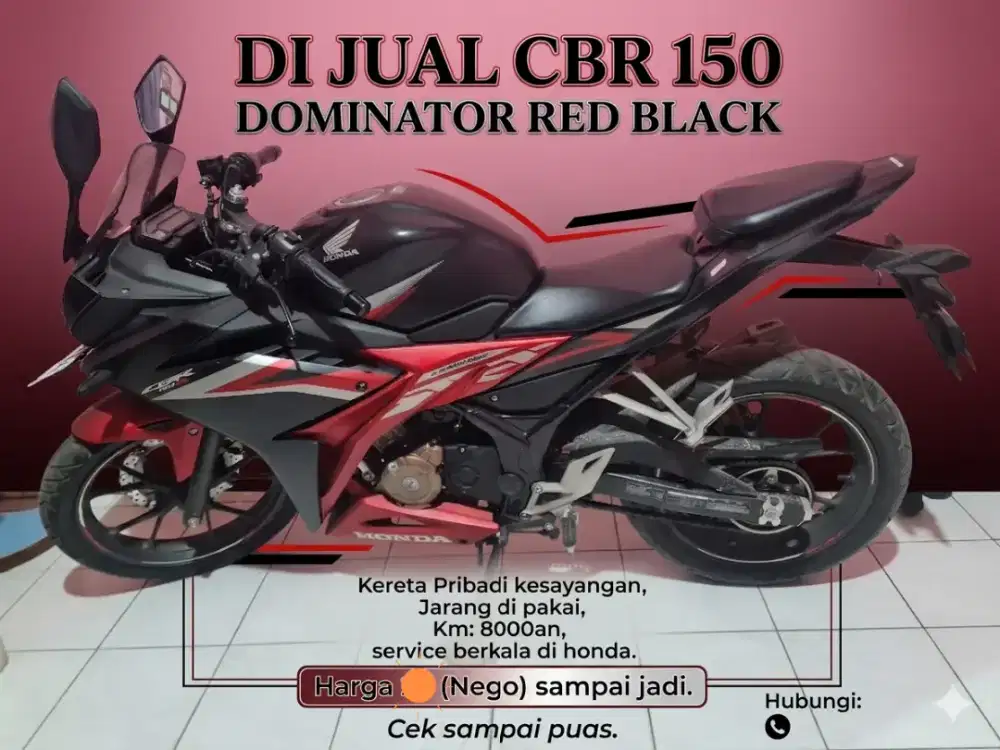 CBR 150 Terawat 1000%