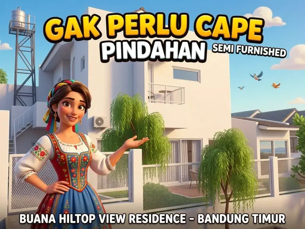DIJUAL RUMAH MURAH DI BUANA HILTOP, CILENGKRANG, UJUNG BERUNG, BANDUNG TIMUR.