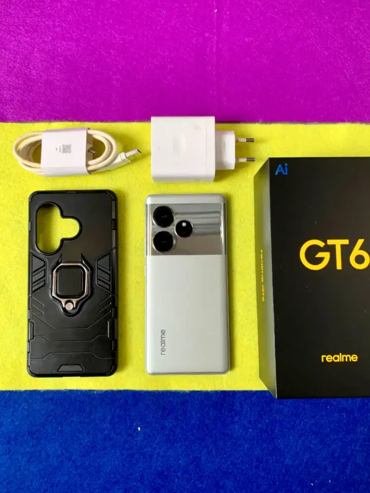 Realme GT 6 5G 12+12/256 | lengkap | No minus