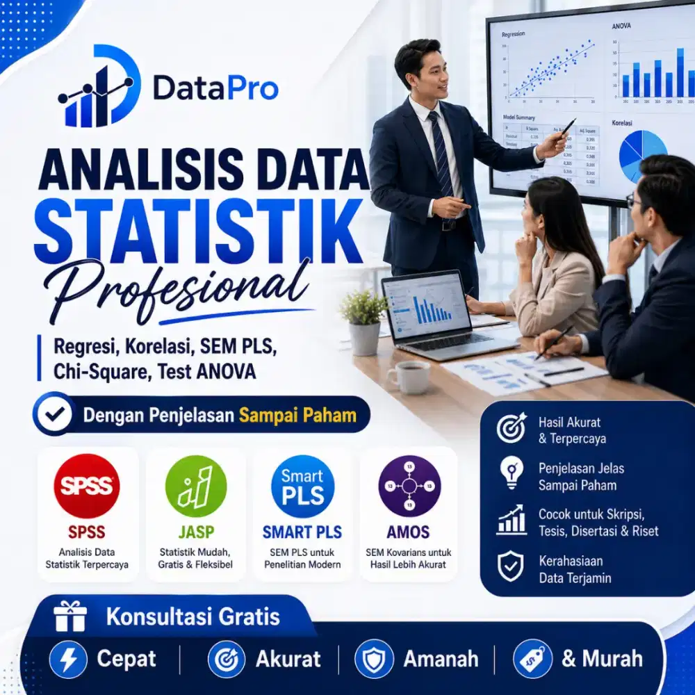 Jasa analisis data statistik