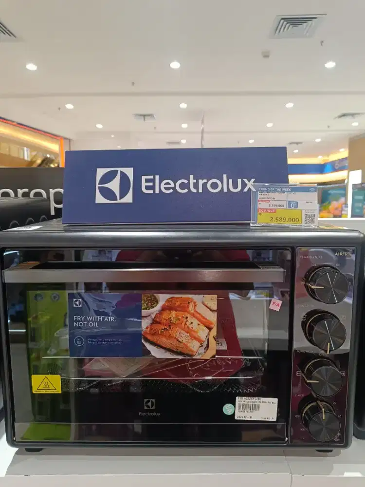 Cukup KTP auto bawa pulang ELECTROLUX OVEN TOASTER 40 L BLACK