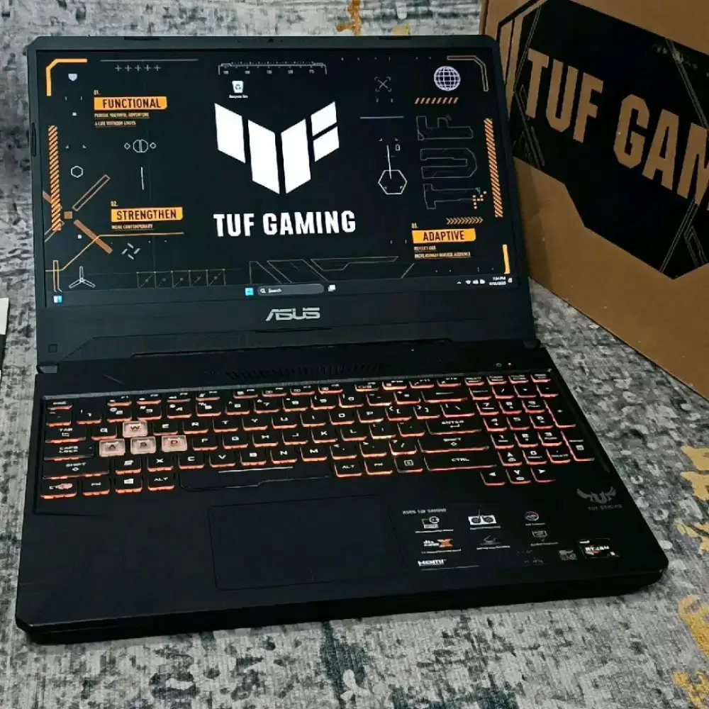 Asus TUF FX505DT Ryzen 5-3550H 8GB 256GB GTX 1650 4GB Full HD 120Hz