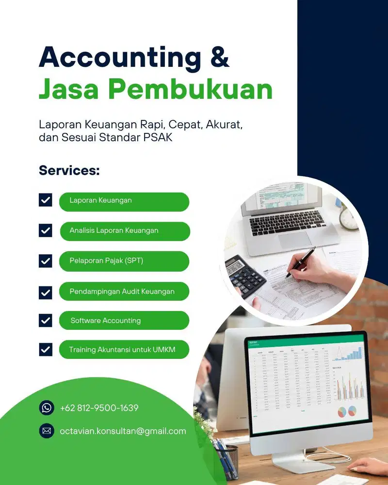 Konsultasi Jasa Pembukuan Laporan Keuangan Akuntansi & Pajak