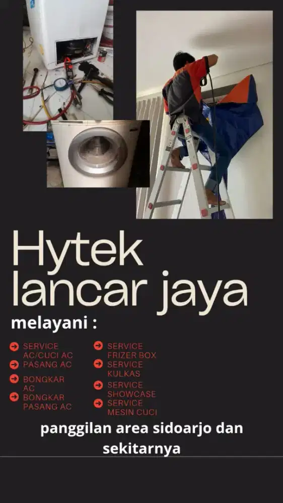 Service AC kulkas mesin cuci