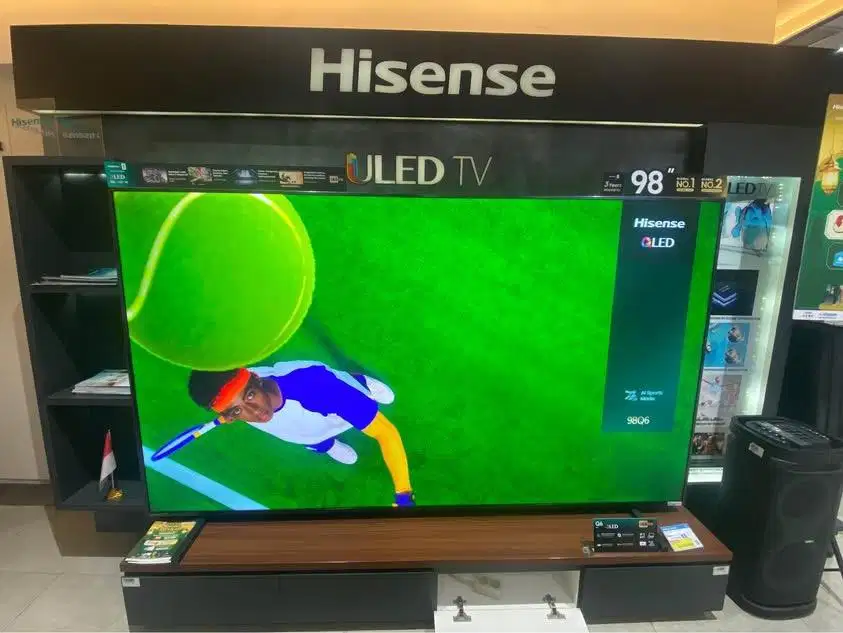 Promo menarik cicilan TV Hisense google tv 98inc