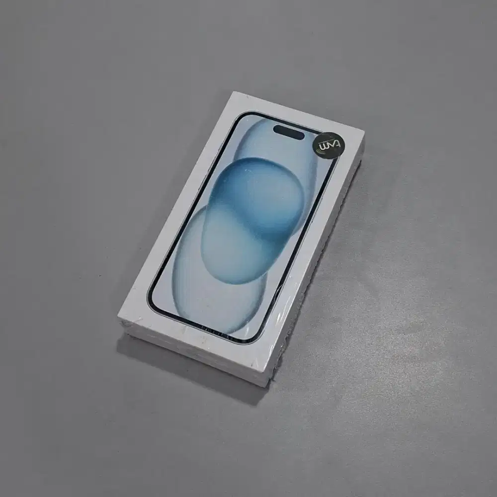 IPHONE 15 BLUE 128Gb NEW GARANSI RESMI IBOX
