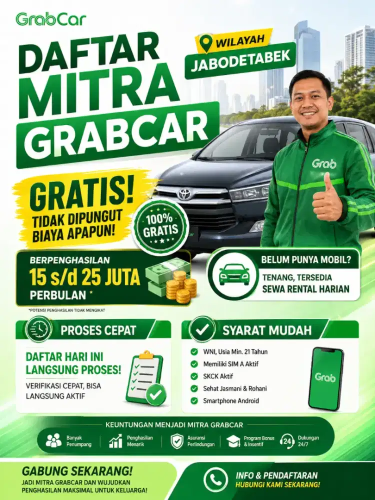 Lowongan Driver Jabodetabek
