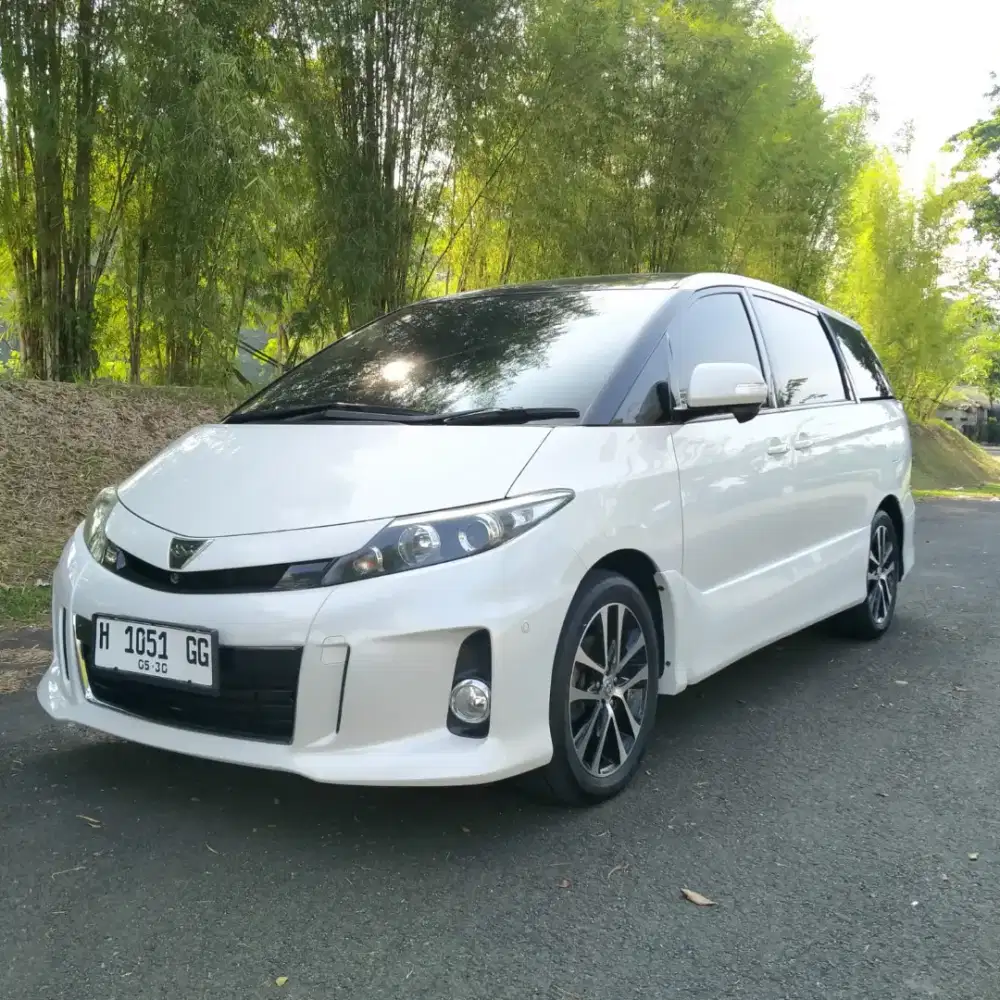 TOYOTA ESTIMA AERAS 2013 FULL SPEC 2.4L A/T PUTIH ORIGINAL ISTIMEWATOP