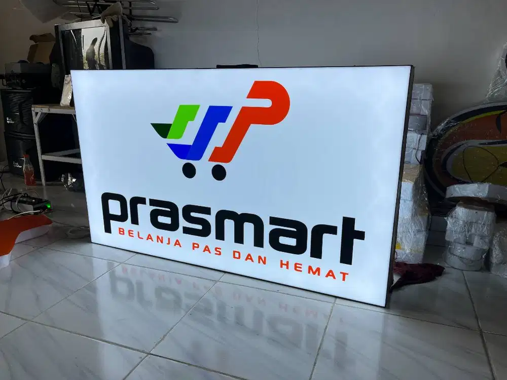 Neon Box Toko, Papan Nama Huruf Timbul, Signage