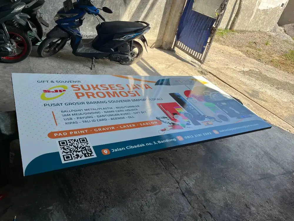 papan nama toko, billboard, neon box, huruf timbul