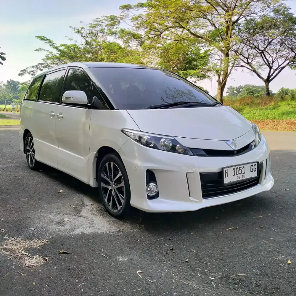 TOYOTA ESTIMA AERAS 2013 FULL SPEC 2.4L A/T PUTIH ORIGINAL ISTIMEWATOP