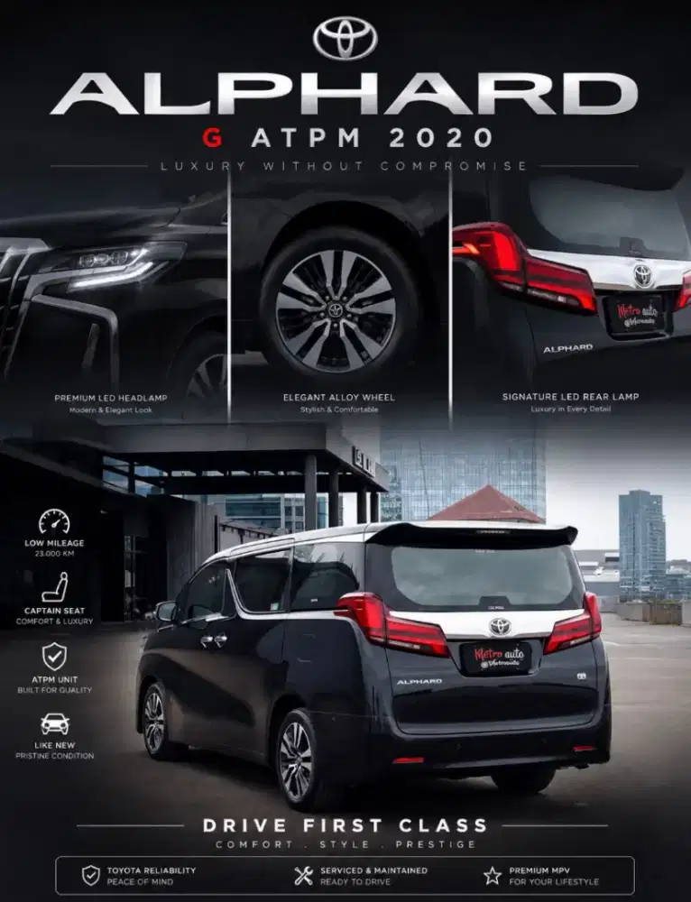 Alphard G atpm 2020 km29rb TSS