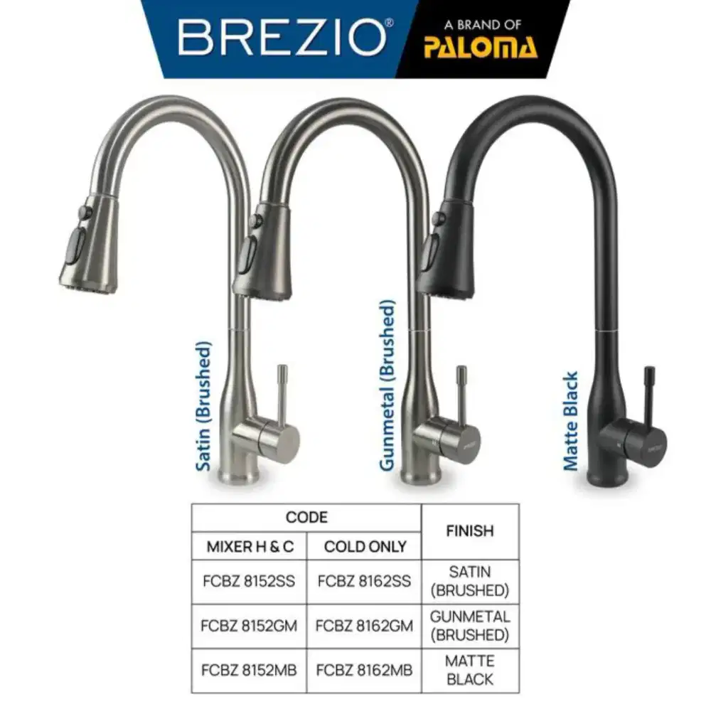 Kran air merk Brezio By Paloma NEW SEGEL