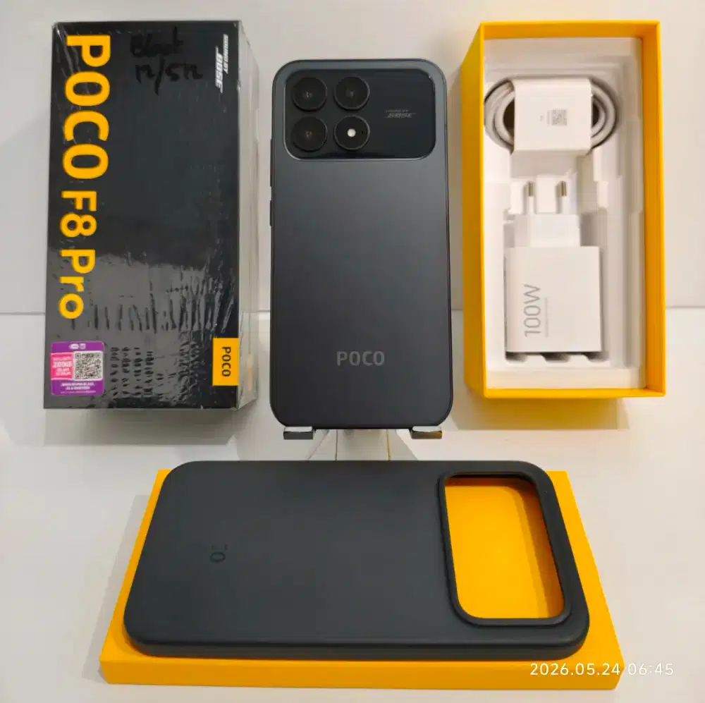 Xiaomi Poco F8 Pro 5G 12/512 Gb  Likenew 100% Resmi Juli 28  bs TT/BT