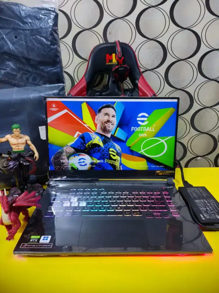 Laptop Super Gaming Asus ROG G513QC Ryzen 9 RTX 3050 Siap COD